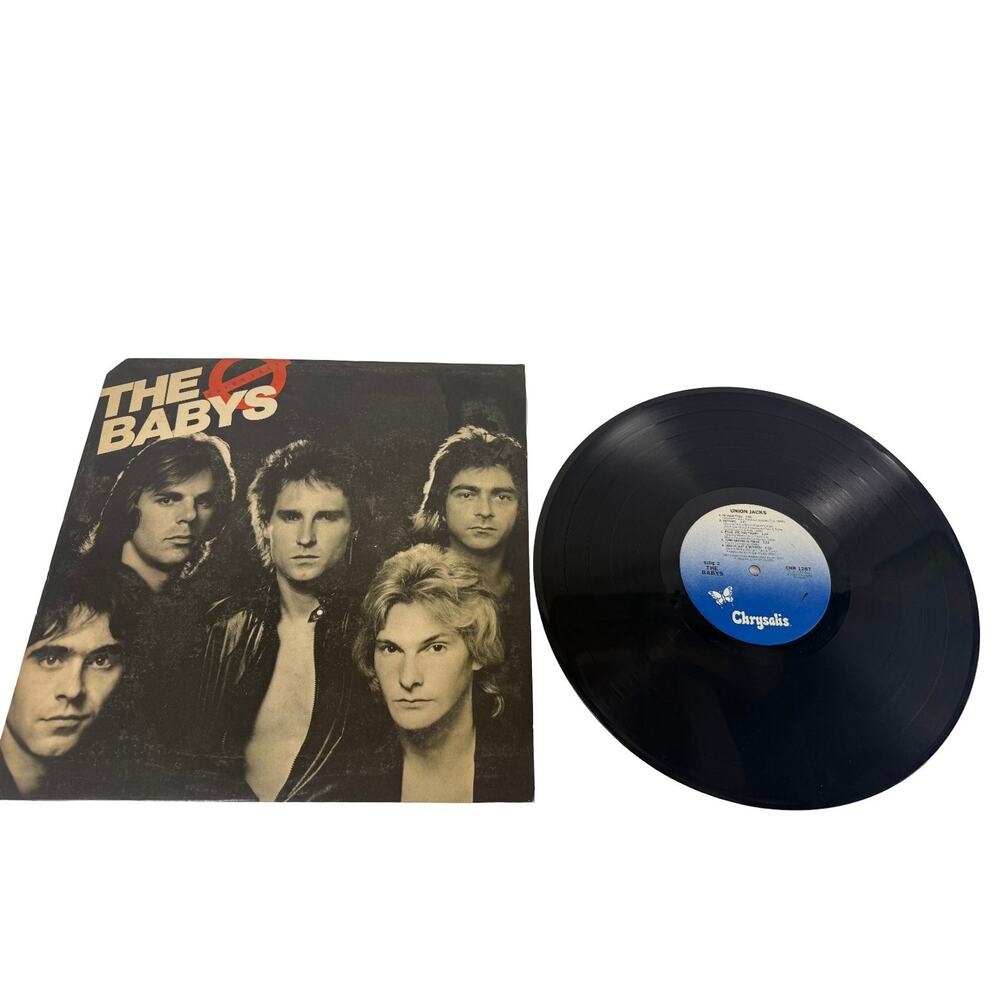 The Babys - Union Jacks LP Record 1980 Chrysalis Rock 33 RPM